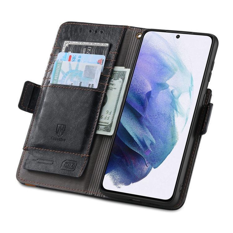 For Samsung Galaxy S21+ 5G CaseNeo Business Splicing Dual Magnetic Buckle Horizontal Flip PU Leather Case with Holder & Card Slots & Wallet(Black) For Samsung Galaxy S21+ 5G CaseNeo Business Splicing Dual Magnetic Buckle Horizontal Flip PU Leather Case with Holder & Card Slots & Wallet(Black)