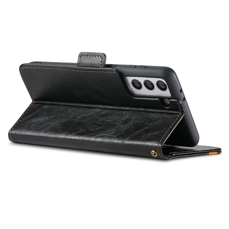 For Samsung Galaxy S21+ 5G CaseNeo Business Splicing Dual Magnetic Buckle Horizontal Flip PU Leather Case with Holder & Card Slots & Wallet(Black) For Samsung Galaxy S21+ 5G CaseNeo Business Splicing Dual Magnetic Buckle Horizontal Flip PU Leather Case with Holder & Card Slots & Wallet(Black)