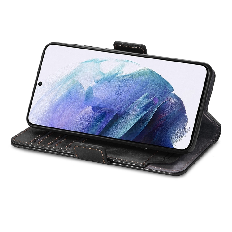 For Samsung Galaxy S21+ 5G CaseNeo Business Splicing Dual Magnetic Buckle Horizontal Flip PU Leather Case with Holder & Card Slots & Wallet(Black) For Samsung Galaxy S21+ 5G CaseNeo Business Splicing Dual Magnetic Buckle Horizontal Flip PU Leather Case with Holder & Card Slots & Wallet(Black)