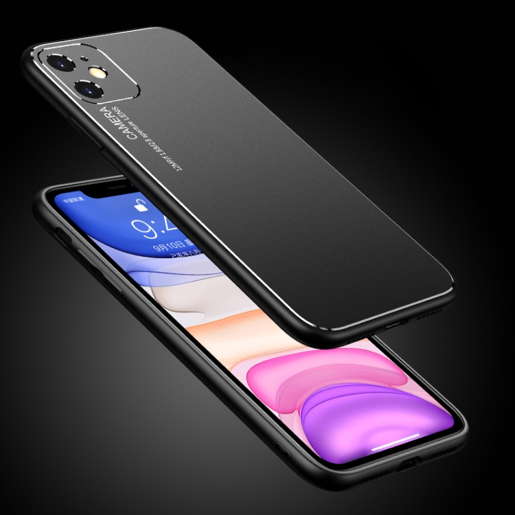 For iPhone SE 2022 / SE 2020 / 8 / 7 Cool Frosted Metal TPU Shockproof Case(Purple) For iPhone SE 2022 / SE 2020 / 8 / 7 Cool Frosted Metal TPU Shockproof Case(Purple)