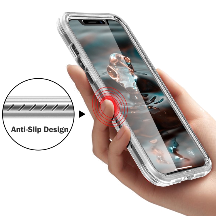 For iPhone 12 / 12 Pro C1 2 in 1 Shockproof TPU + PC Protective Case with PET Screen Protector(Transparent Matte) For iPhone 12 / 12 Pro C1 2 in 1 Shockproof TPU + PC Protective Case with PET Screen Protector(Transparent Matte)