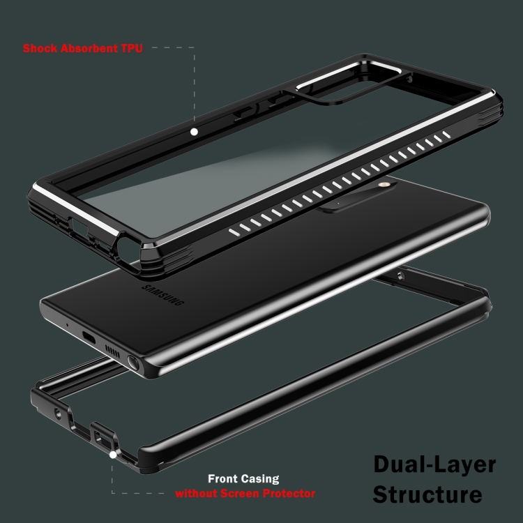 For Samsung Galaxy Note20 C1 2 in 1 Shockproof TPU + PC Protective Case with PET Screen Protector(Black) For Samsung Galaxy Note20 C1 2 in 1 Shockproof TPU + PC Protective Case with PET Screen Protector(Black)