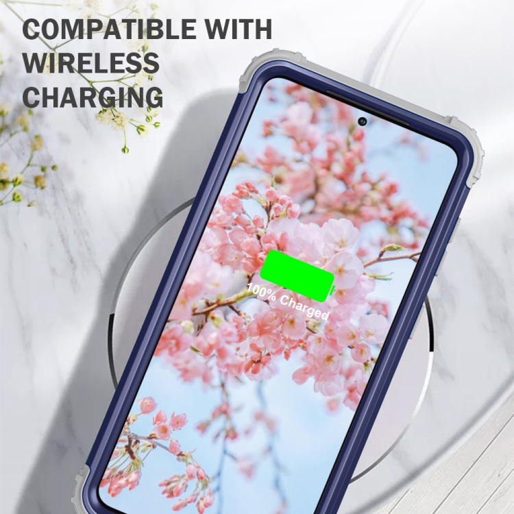 For Samsung Galaxy S21 Ultra 5G 3 in 1 Shockproof PC + Silicone Protective Case(Navy Blue + Grey) For Samsung Galaxy S21 Ultra 5G 3 in 1 Shockproof PC + Silicone Protective Case(Navy Blue + Grey)
