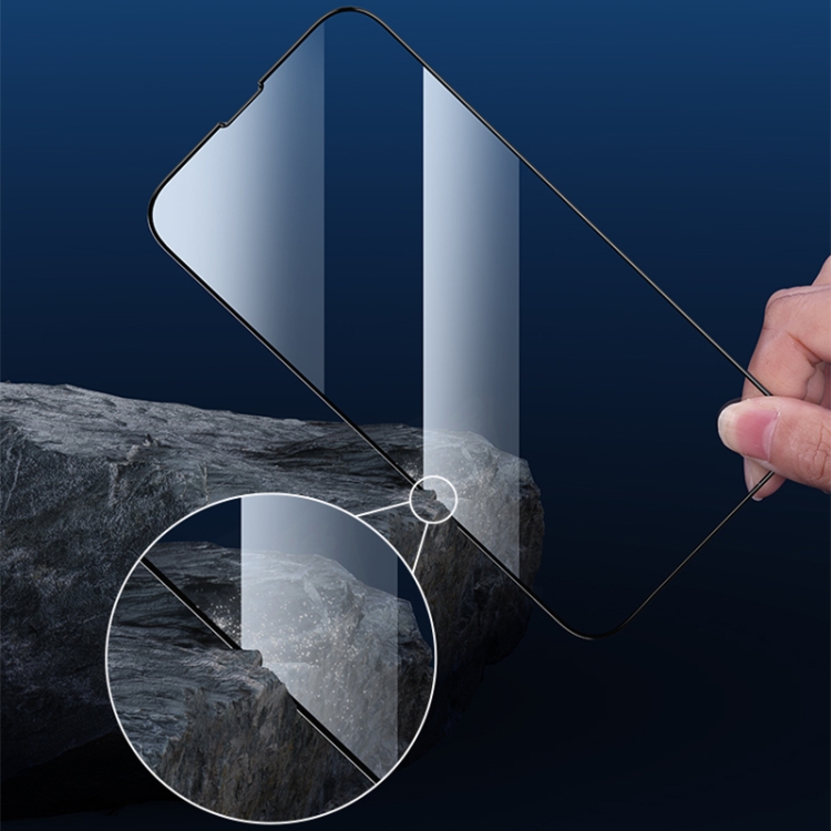 For iPhone 13 Pro Max ROCK SPACE 0.33mm Full Screen HD Antistatic Tempered Glass Film For iPhone 13 Pro Max ROCK SPACE 0.33mm Full Screen HD Antistatic Tempered Glass Film
