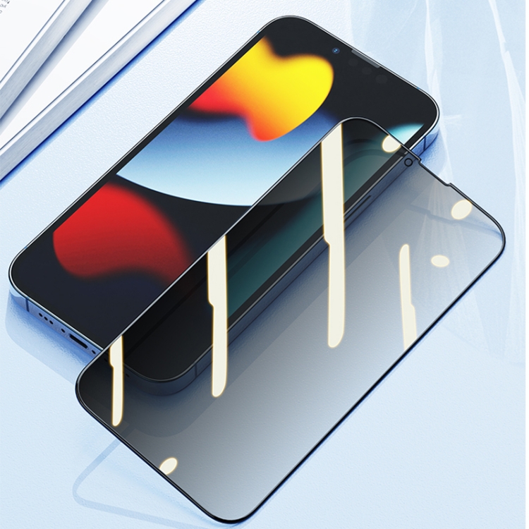 For iPhone 13 ROCK SPACE 0.33mm Full Screen 28 Degrees Anti-peeping Tempered Glass Film For iPhone 13 ROCK SPACE 0.33mm Full Screen 28 Degrees Anti-peeping Tempered Glass Film