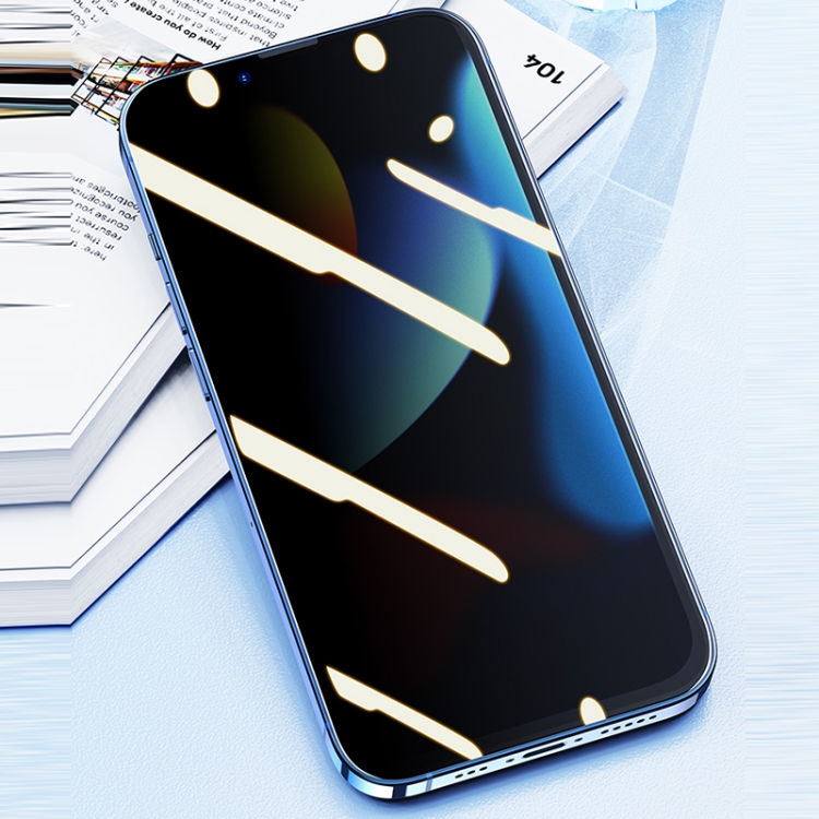 For iPhone 13 ROCK SPACE 0.33mm Full Screen 28 Degrees Anti-peeping Tempered Glass Film For iPhone 13 ROCK SPACE 0.33mm Full Screen 28 Degrees Anti-peeping Tempered Glass Film