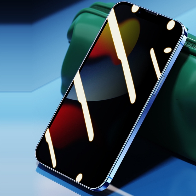 For iPhone 13 ROCK SPACE 0.33mm Full Screen 28 Degrees Anti-peeping Tempered Glass Film For iPhone 13 ROCK SPACE 0.33mm Full Screen 28 Degrees Anti-peeping Tempered Glass Film