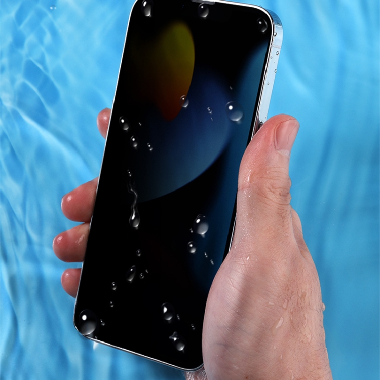 For iPhone 13 ROCK SPACE 0.33mm Full Screen 28 Degrees Anti-peeping Tempered Glass Film For iPhone 13 ROCK SPACE 0.33mm Full Screen 28 Degrees Anti-peeping Tempered Glass Film