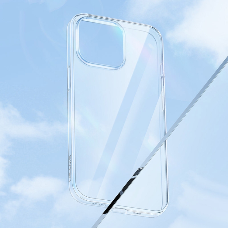 For iPhone 13 mini USAMS US-BH764 Primary Series Shockproof Transparent TPU Protective Case For iPhone 13 mini USAMS US-BH764 Primary Series Shockproof Transparent TPU Protective Case