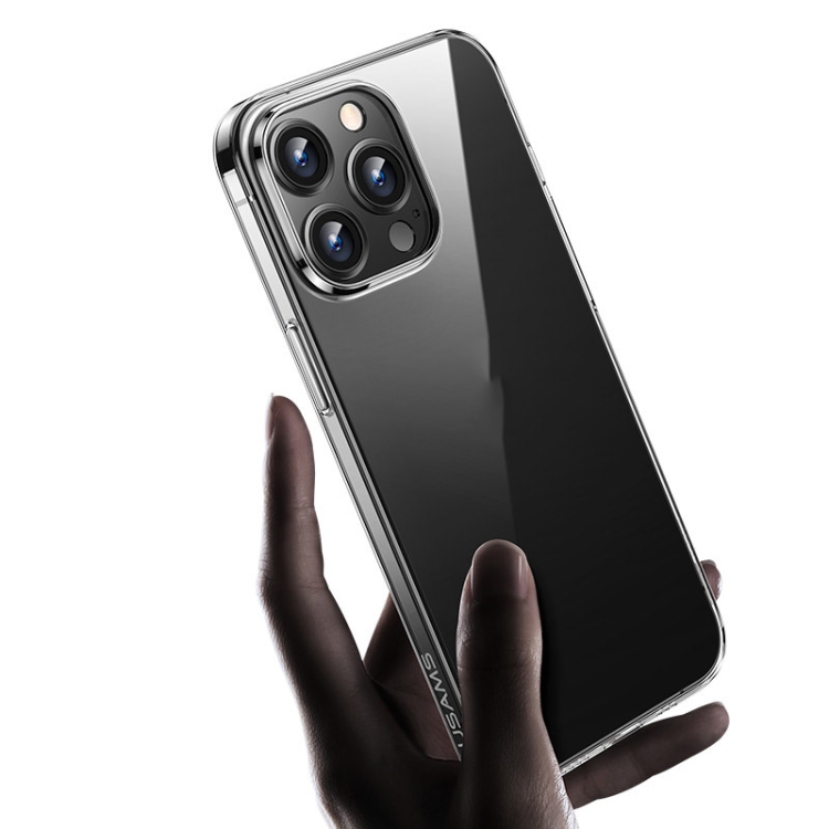 For iPhone 13 mini USAMS US-BH764 Primary Series Shockproof Transparent TPU Protective Case For iPhone 13 mini USAMS US-BH764 Primary Series Shockproof Transparent TPU Protective Case