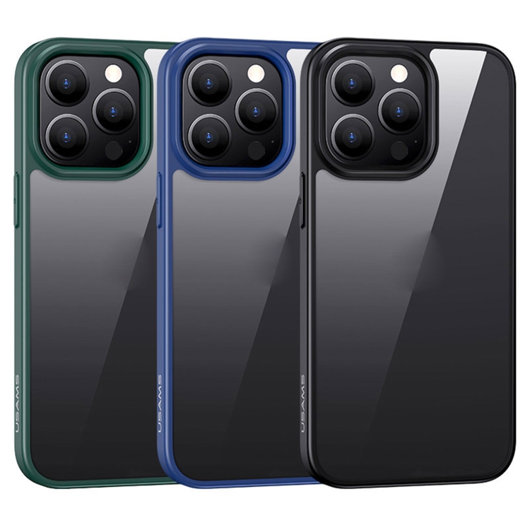 For iPhone 13 mini USAMS US-BH768 Janz Series Scratchproof PC + TPU Protective Case (Black) For iPhone 13 mini USAMS US-BH768 Janz Series Scratchproof PC + TPU Protective Case (Black)