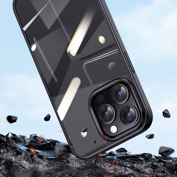For iPhone 13 mini USAMS US-BH768 Janz Series Scratchproof PC + TPU Protective Case (Black) For iPhone 13 mini USAMS US-BH768 Janz Series Scratchproof PC + TPU Protective Case (Black)
