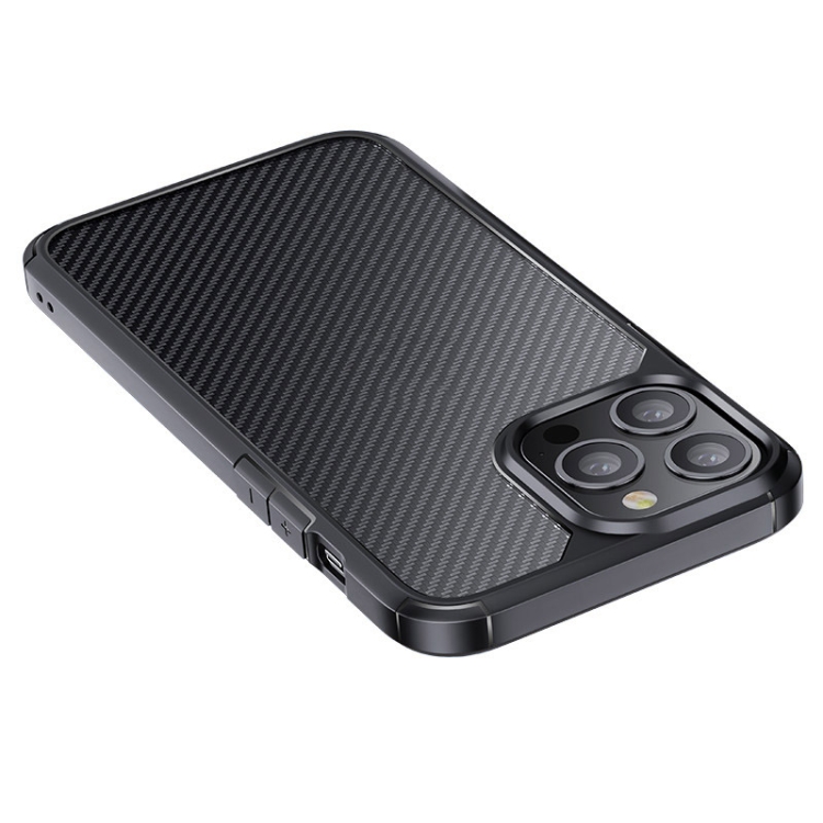For iPhone 13 Pro Max USAMS US-BH775 Armour Series Shockproof PC Matte Protective Case (Black) For iPhone 13 Pro Max USAMS US-BH775 Armour Series Shockproof PC Matte Protective Case (Black)