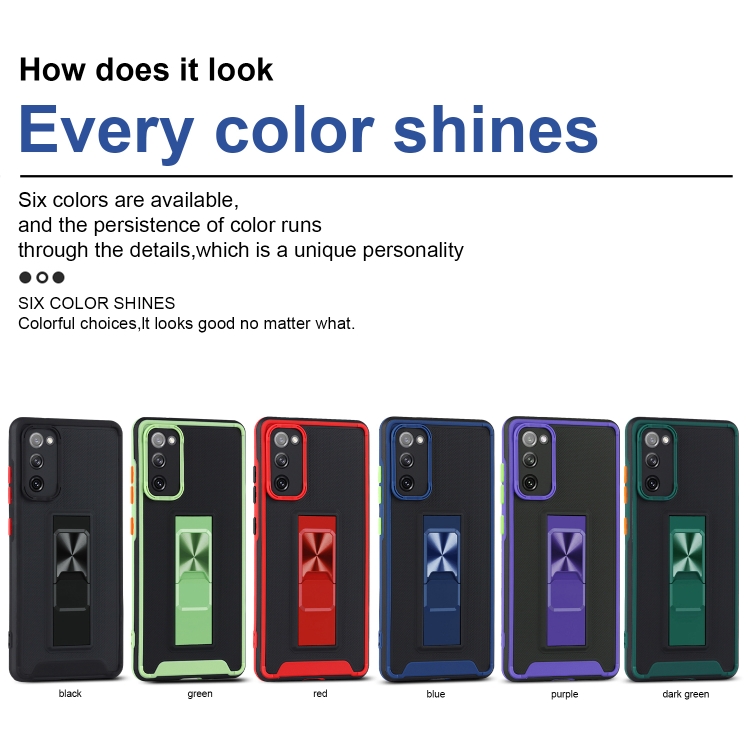 For Samsung Galaxy S20 FE Dual-color Skin Feel TPU + PC Magnetic Shockproof Case with Invisible Holder(Red) For Samsung Galaxy S20 FE Dual-color Skin Feel TPU + PC Magnetic Shockproof Case with Invisible Holder(Red)