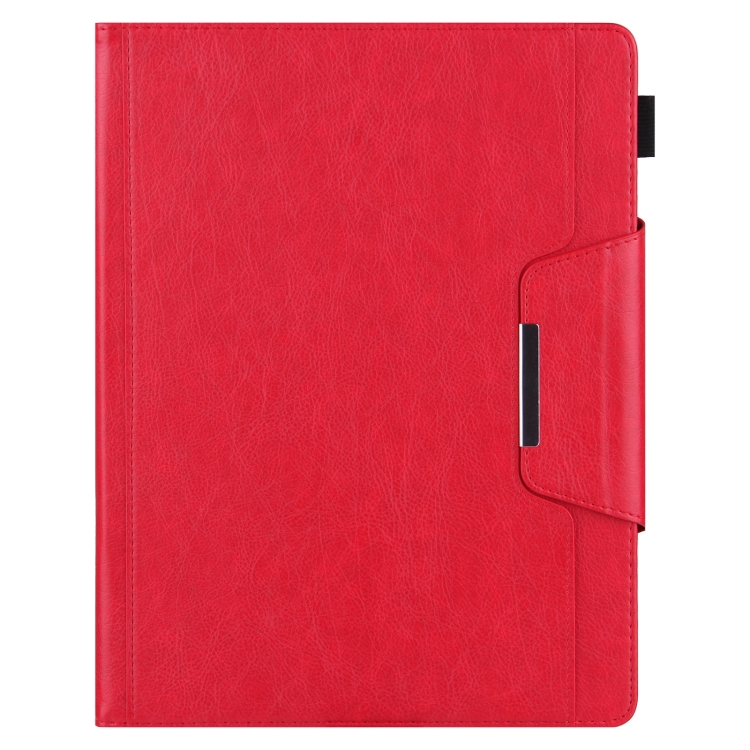 For iPad Pro 12.9 2022 / 2021 / 2020 / 2018 Solid Color Horizontal Flip Leather Tablet Case with Holder & Card Slot & Photo Frame & Wallet(Red) For iPad Pro 12.9 2022 / 2021 / 2020 / 2018 Solid Color Horizontal Flip Leather Tablet Case with Holder & Card Slot & Photo Frame & Wallet(Red)