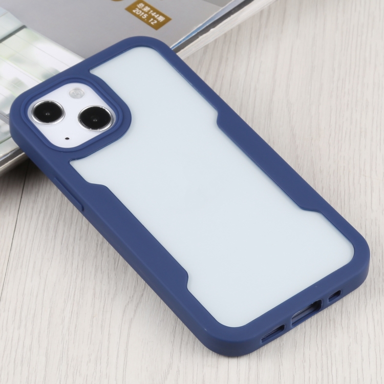 For iPhone 13 mini Acrylic + TPU 360 Degrees Full Coverage Shockproof Protective Case (Blue) For iPhone 13 mini Acrylic + TPU 360 Degrees Full Coverage Shockproof Protective Case (Blue)