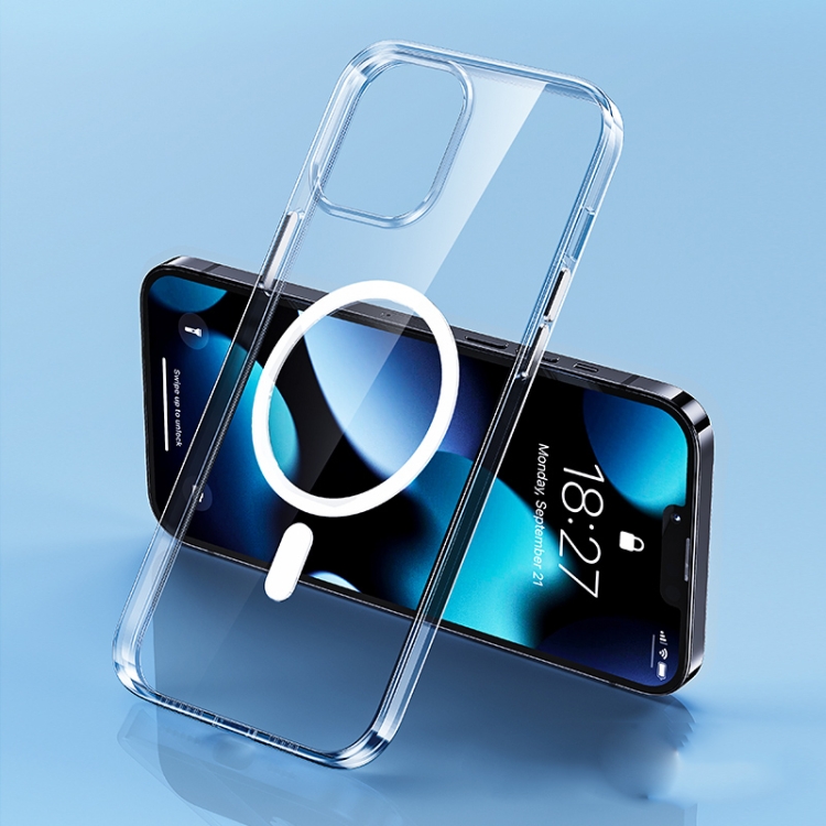 For iPhone 13 mini Benks Transparent Magsafe Magnetic Shockproof Protective Case