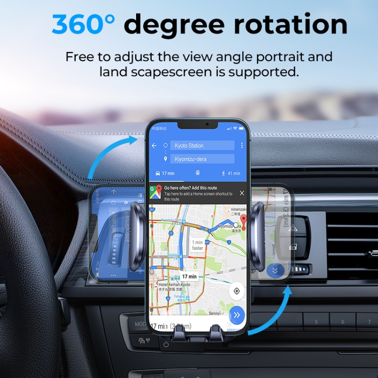 JOYROOM JR-ZS241 15W QI Mechanical Car Wireless Charger Phone Holder Air Outlet Version(Black) JOYROOM JR-ZS241 15W QI Mechanical Car Wireless Charger Phone Holder Air Outlet Version(Black)