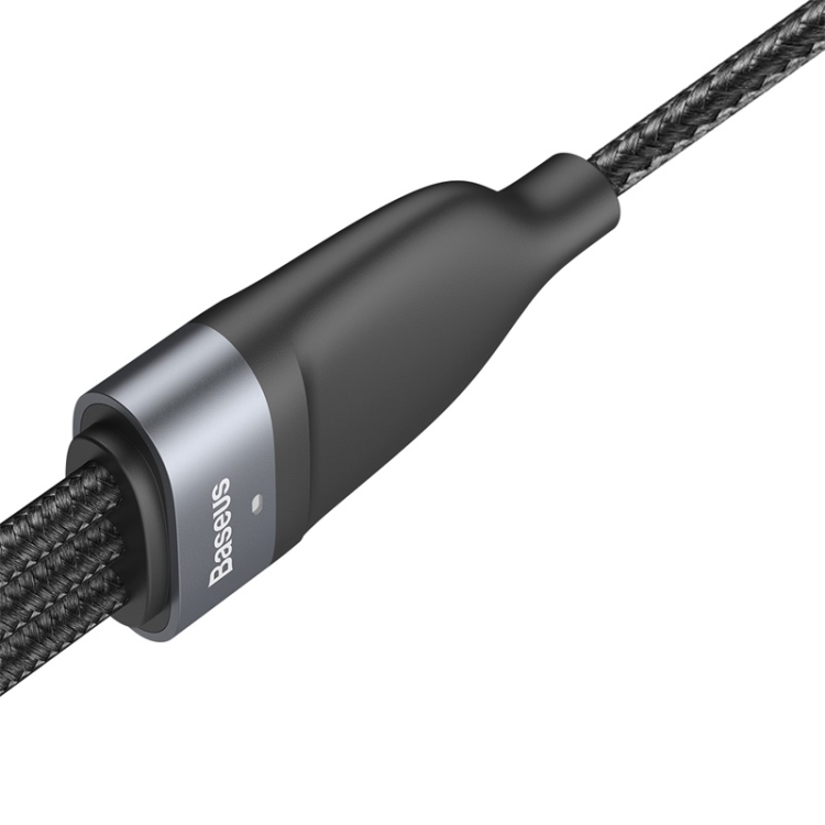 Baseus Flash Series 100W USB-A + USB-C / Type-C to USB-C / Type-C + 8 Pin + Micro USB Two-for-three Data Cable(Grey Black)