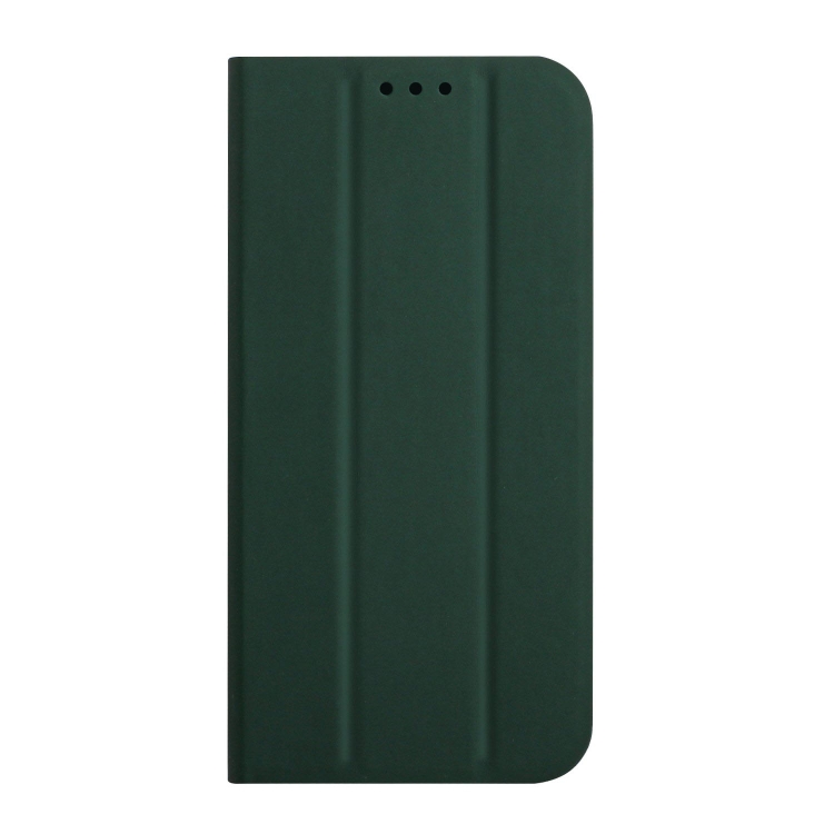 For iPhone 13 mini 3-Folding Ultrathin Skin Feel Magnetic Solid Color Horizontal Flip Leather Case with Holder (Deep Green) For iPhone 13 mini 3-Folding Ultrathin Skin Feel Magnetic Solid Color Horizontal Flip Leather Case with Holder (Deep Green)
