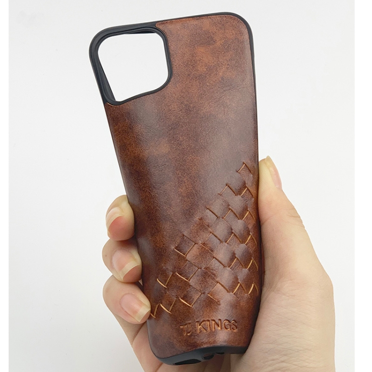 For iPhone 11 Pro Max TJ KINGS Weaving Series Shockproof TPU + Hand Made Weaving PU Case(Red) For iPhone 11 Pro Max TJ KINGS Weaving Series Shockproof TPU + Hand Made Weaving PU Case(Red)