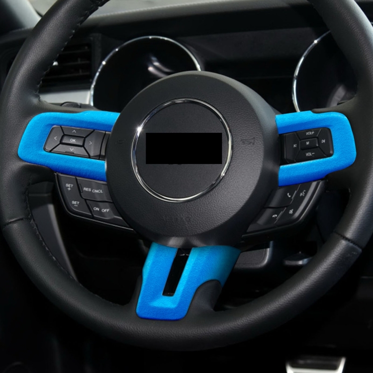 Auto Wildleder Wrap Lenkrad Dekorative Abdeckung für Ford Mustang