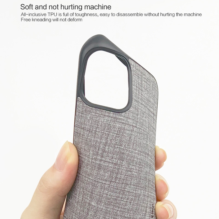 For iPhone 11 Pro Max TJ KINGS Fanshi Series Shockproof TPU + Canvas Pattern Case(Red) For iPhone 11 Pro Max TJ KINGS Fanshi Series Shockproof TPU + Canvas Pattern Case(Red)