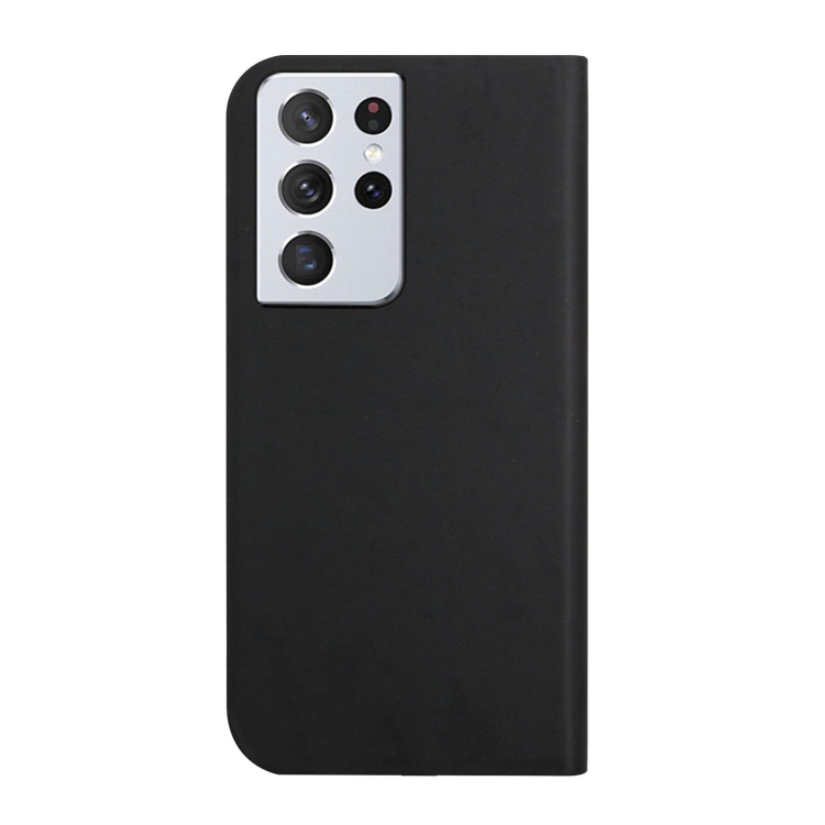 For Samsung Galaxy S21 Ultra 5G 3-Folding Ultrathin Skin Feel Magnetic Solid Color Horizontal Flip Leather Case with Holder(Black) For Samsung Galaxy S21 Ultra 5G 3-Folding Ultrathin Skin Feel Magnetic Solid Color Horizontal Flip Leather Case with Holder(Black)