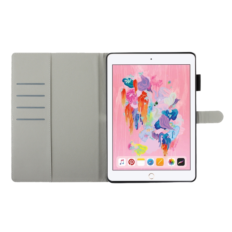 For iPad 5 / 6 / 7 / 8 3D Embossing Pattern Horizontal Flip Leather Case with Holder & Card Slots & Wallet(Cat) For iPad 5 / 6 / 7 / 8 3D Embossing Pattern Horizontal Flip Leather Case with Holder & Card Slots & Wallet(Cat)