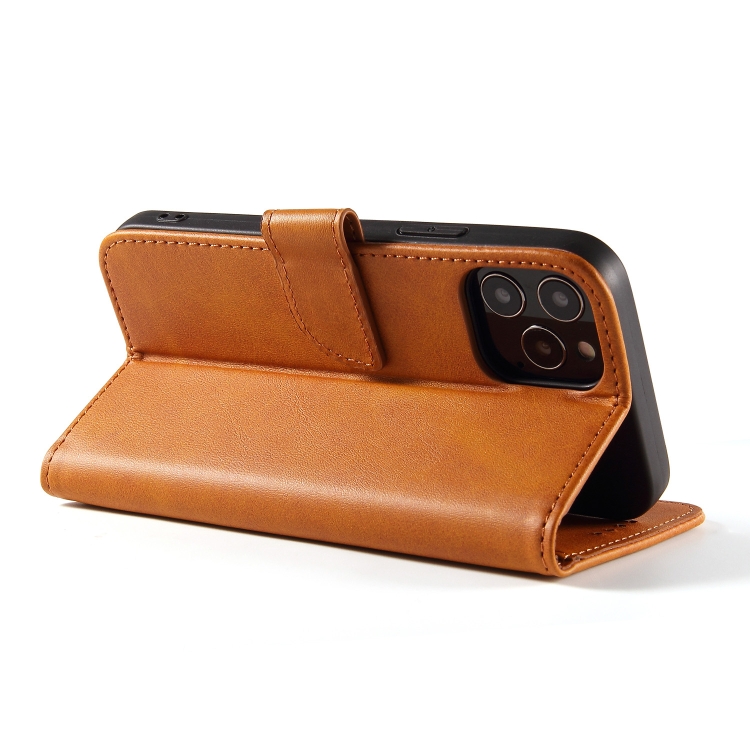 For iPhone 13 mini Calf Texture Buckle Horizontal Flip Leather Case with Holder & Card Slots & Wallet (Khaki) For iPhone 13 mini Calf Texture Buckle Horizontal Flip Leather Case with Holder & Card Slots & Wallet (Khaki)