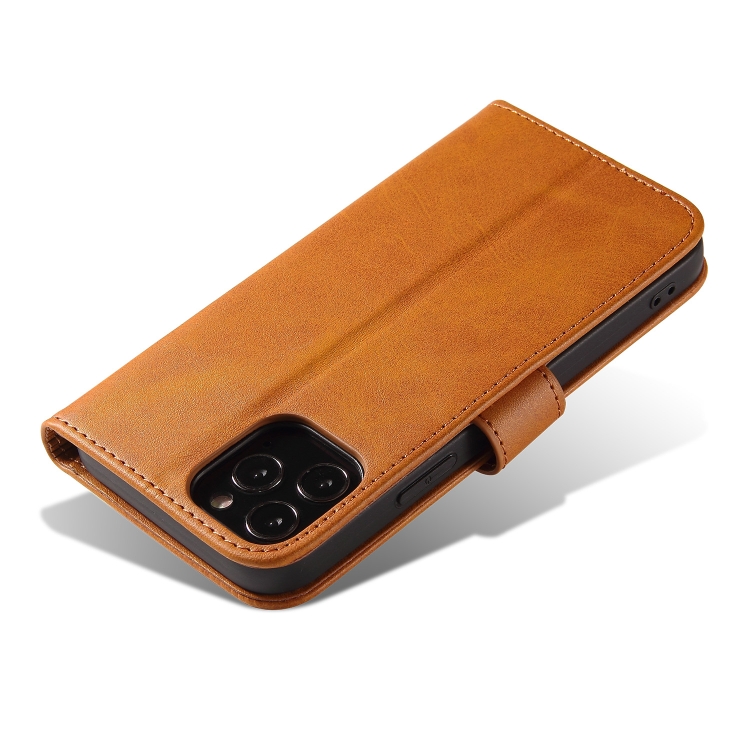 For iPhone 13 mini Calf Texture Buckle Horizontal Flip Leather Case with Holder & Card Slots & Wallet (Khaki) For iPhone 13 mini Calf Texture Buckle Horizontal Flip Leather Case with Holder & Card Slots & Wallet (Khaki)