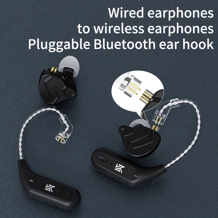 KZ AZ09 Bluetooth Earphone Ear Hook 5.2 Wireless Bluetooth Module Upgrade Cable, Style:C KZ AZ09 Bluetooth Earphone Ear Hook 5.2 Wireless Bluetooth Module Upgrade Cable, Style:C