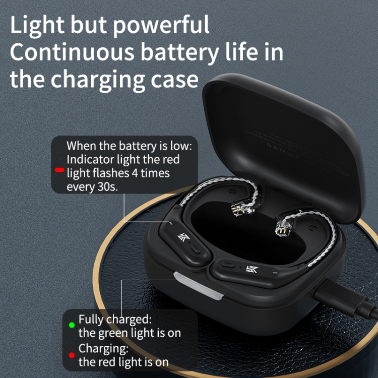 KZ AZ09 Bluetooth Earphone Ear Hook 5.2 Wireless Bluetooth Module Upgrade Cable, Style:C KZ AZ09 Bluetooth Earphone Ear Hook 5.2 Wireless Bluetooth Module Upgrade Cable, Style:C