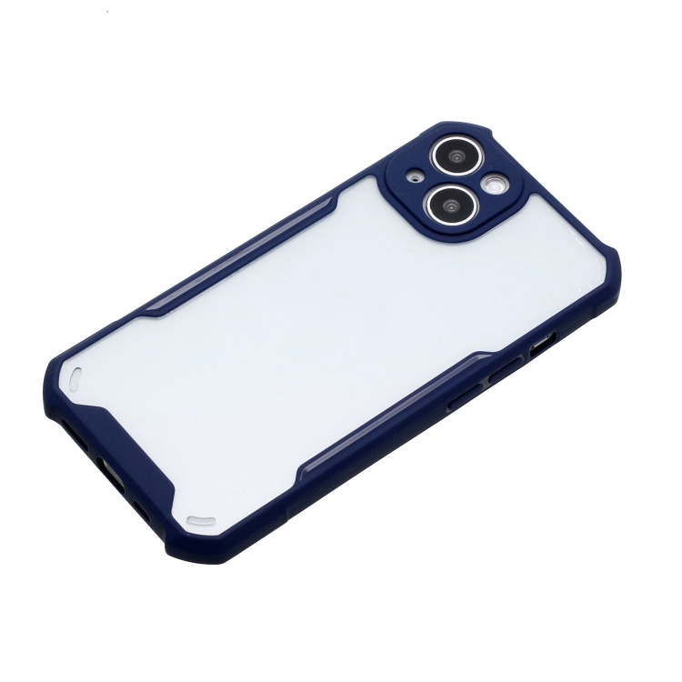 For iPhone 13 mini Acrylic + Color TPU Shockproof Case (Dark Blue) For iPhone 13 mini Acrylic + Color TPU Shockproof Case (Dark Blue)