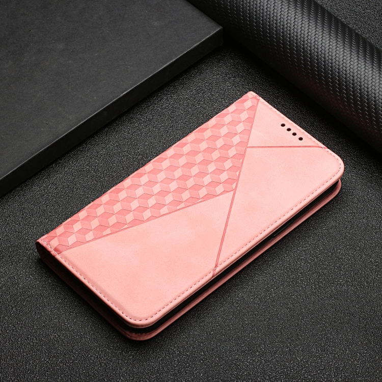 For iPhone 11 Pro Max Diamond Pattern Splicing Skin Feel Magnetic Horizontal Flip Leather Case with Card Slots & Holder & Wallet (Rose Gold) For iPhone 11 Pro Max Diamond Pattern Splicing Skin Feel Magnetic Horizontal Flip Leather Case with Card Slots & Holder & Wallet (Rose Gold)