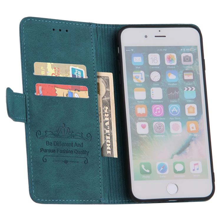For iPhone SE 2022 / SE 2020 / 8 / 7 Reverse Buckle Horizontal Flip PU Leather Case with Holder & Card Slot & Wallet(Lake Blue) For iPhone SE 2022 / SE 2020 / 8 / 7 Reverse Buckle Horizontal Flip PU Leather Case with Holder & Card Slot & Wallet(Lake Blue)