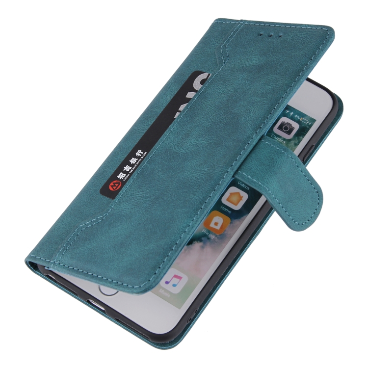 For iPhone SE 2022 / SE 2020 / 8 / 7 Reverse Buckle Horizontal Flip PU Leather Case with Holder & Card Slot & Wallet(Lake Blue) For iPhone SE 2022 / SE 2020 / 8 / 7 Reverse Buckle Horizontal Flip PU Leather Case with Holder & Card Slot & Wallet(Lake Blue)