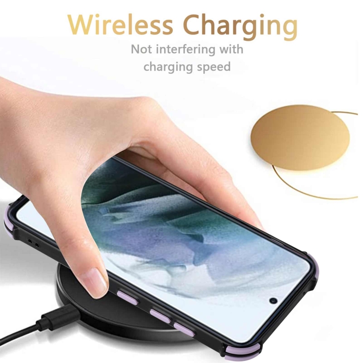 For Samsung Galaxy S21+ 5G Dream PU + TPU Four-corner Shockproof Back Cover Case with Card Slots & Holder(Purple) For Samsung Galaxy S21+ 5G Dream PU + TPU Four-corner Shockproof Back Cover Case with Card Slots & Holder(Purple)