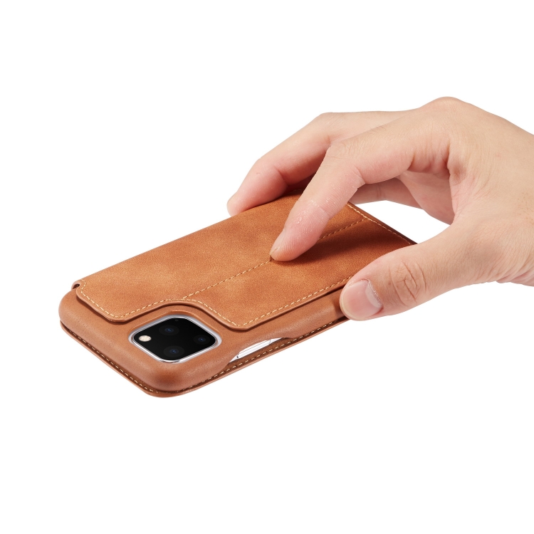 For iPhone 11Pro Max Hon Ancient Series Leather Case with Card Slots & Holder & Wallet(Black) For iPhone 11Pro Max Hon Ancient Series Leather Case with Card Slots & Holder & Wallet(Black)