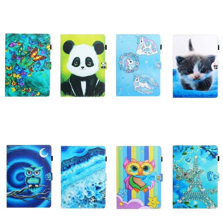 For iPad Air / Air 2 / iPad 9.7 Colored Drawing Horizontal Flip PU Leather Case with Holder & Card Slot & Sleep / Wake-up Function(Butterfly Tower) For iPad Air / Air 2 / iPad 9.7 Colored Drawing Horizontal Flip PU Leather Case with Holder & Card Slot & Sleep / Wake-up Function(Butterfly Tower)
