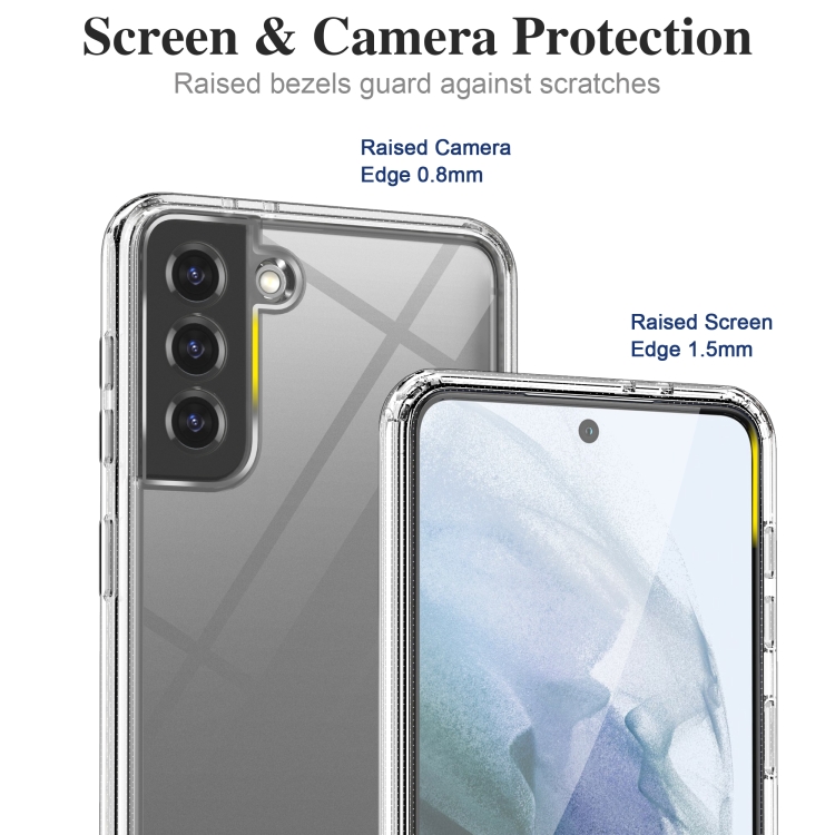 For Samsung Galaxy S21 5G Acrylic + TPU Accurate Hole Transparent Shockproof Case For Samsung Galaxy S21 5G Acrylic + TPU Accurate Hole Transparent Shockproof Case