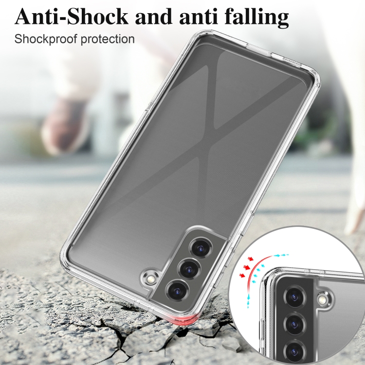 For Samsung Galaxy S21 5G Acrylic + TPU Accurate Hole Transparent Shockproof Case For Samsung Galaxy S21 5G Acrylic + TPU Accurate Hole Transparent Shockproof Case