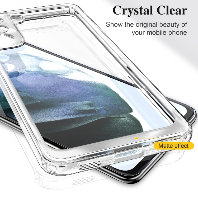 For Samsung Galaxy S21 5G Acrylic + TPU Accurate Hole Transparent Shockproof Case For Samsung Galaxy S21 5G Acrylic + TPU Accurate Hole Transparent Shockproof Case