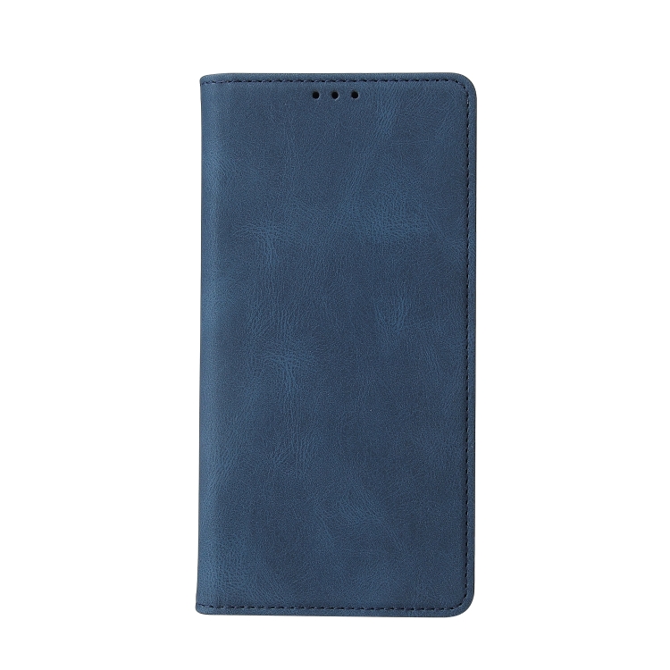For iPhone 12 Pro Max Simple Suction Closure Horizontal Flip Leather Case with Holder & Card Slot & Wallet(Blue) For iPhone 12 Pro Max Simple Suction Closure Horizontal Flip Leather Case with Holder & Card Slot & Wallet(Blue)