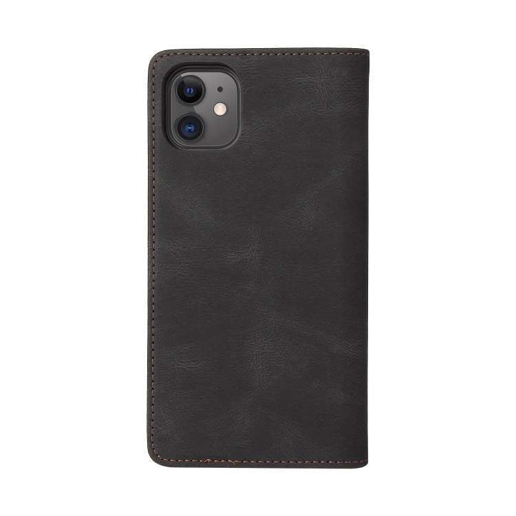 Simple Suction Closure Horizontal Flip Leather Case with Holder & Card Slot & Wallet For iPhone 11 Pro Max(Black) Simple Suction Closure Horizontal Flip Leather Case with Holder & Card Slot & Wallet For iPhone 11 Pro Max(Black)