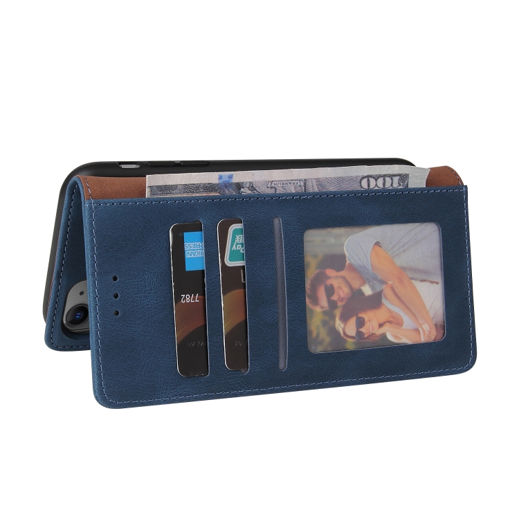 Simple Suction Closure Horizontal Flip Leather Case with Holder & Card Slot & Wallet For iPhone 11 Pro(Blue) Simple Suction Closure Horizontal Flip Leather Case with Holder & Card Slot & Wallet For iPhone 11 Pro(Blue)