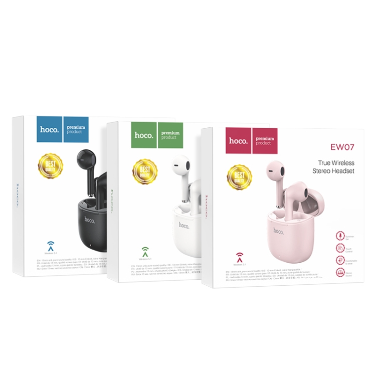 EW07 Bluetooth 5.1 Leader True Wireless Stereo Bluetooth Earphone(Pink) EW07 Bluetooth 5.1 Leader True Wireless Stereo Bluetooth Earphone(Pink)