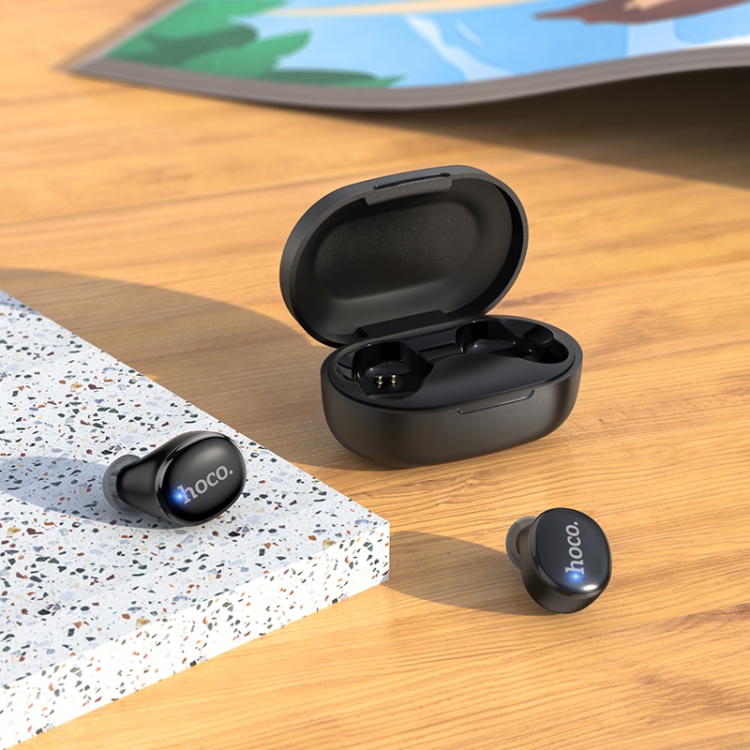 hoco EW11 Bluetooth 5.1 Melody True Wireless Stereo Bluetooth Earphone(Black)