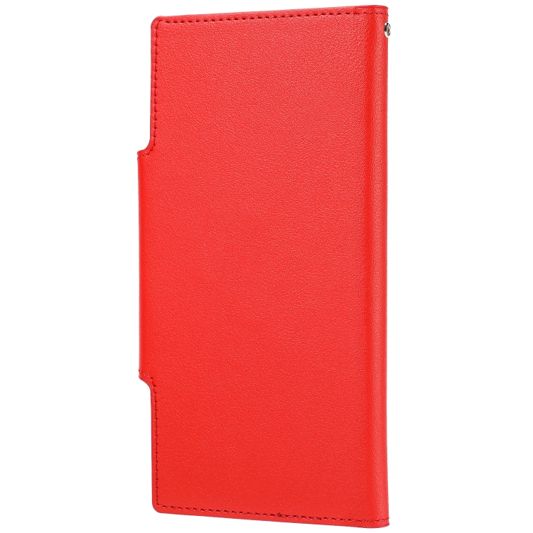 For Samsung Galaxy S21+ 5G Ultra-thin Separable Magnetic Horizontal Flip Leather Case with Card Slot & Wallet(Red) For Samsung Galaxy S21+ 5G Ultra-thin Separable Magnetic Horizontal Flip Leather Case with Card Slot & Wallet(Red)