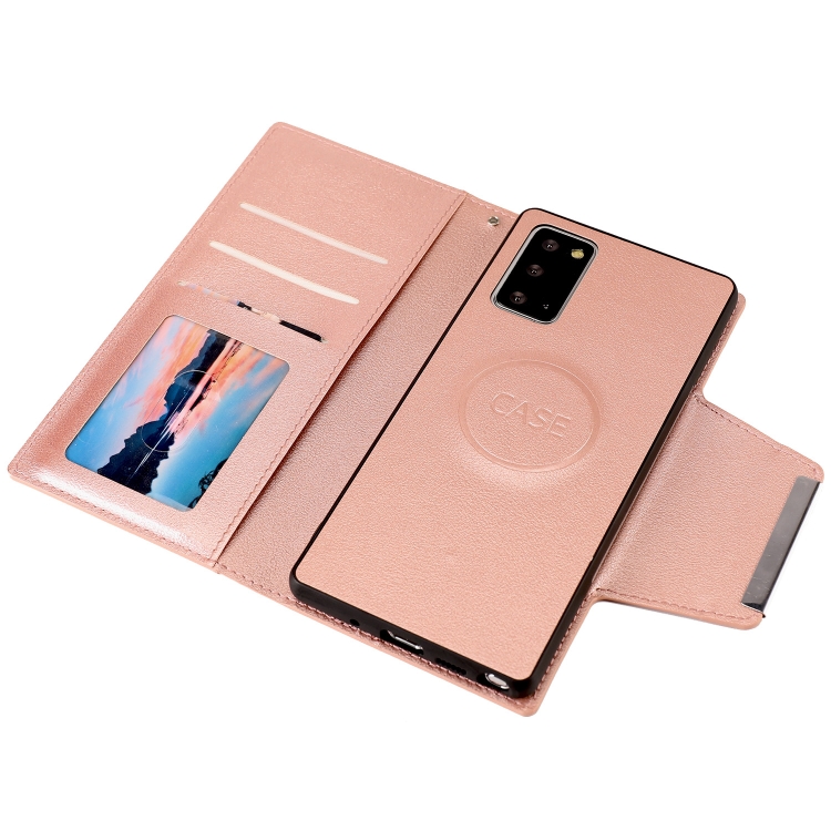 For Samsung Galaxy S20 FE Ultra-thin Separable Magnetic Horizontal Flip Leather Case with Card Slot & Wallet(Pink) For Samsung Galaxy S20 FE Ultra-thin Separable Magnetic Horizontal Flip Leather Case with Card Slot & Wallet(Pink)